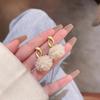 Simple high-end design niche temperament stud earrings women's light luxury fashion personalized earrings exquisite versatile sweet cool earrings