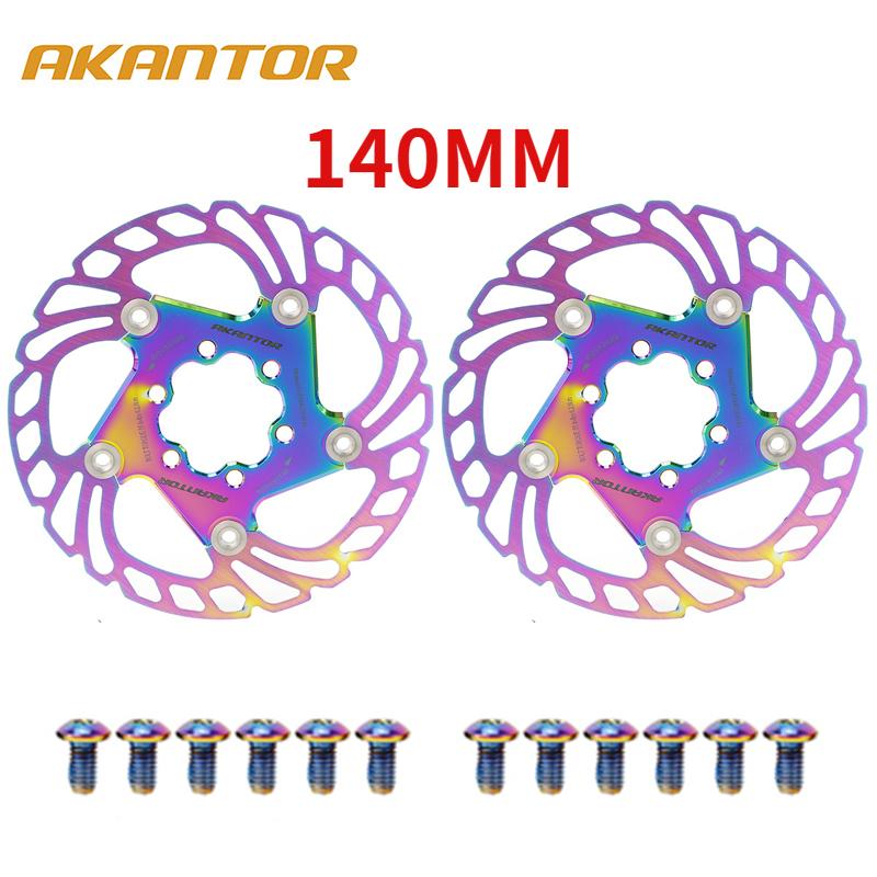Akantor MTB Fahrradbremsscheiben 160/180/203 mm Scheibenbremsen Rotor Straße Mountainbike Bremsscheibe Schwimmende Rotoren Fahrrad