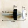 Pet Safety Gate with Fixed Top Bolt, Dog Fence & Child Stairway Guardrail