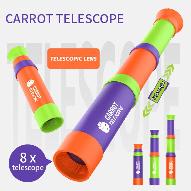 Retractable Telescope Handheld Monocular Telescope Lightweight Children Telescope Outdoor Hiking Camping Telescope Kids Gifts