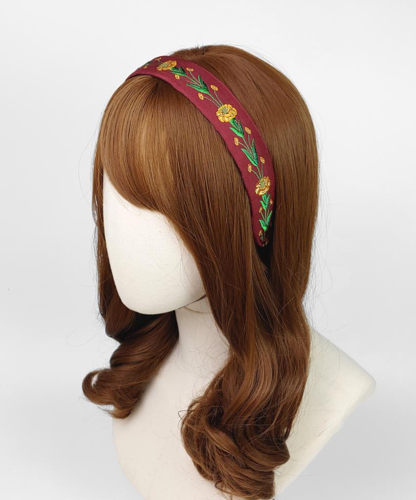Maia Rose Garden Headband - Brown