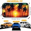 Car Windshield Sun Shade, Foldable Windshield Cover Sunshade Front Window with Enhanced Sun Protection for Cars, SUVs, Hatchback (55" X 29.5")