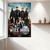 Will Hogs Movie Poster Metal Tin Sign - Vintage Action Adventure Wall Decor with Four Men In Desert - Man Cave Club Bar Home Dec