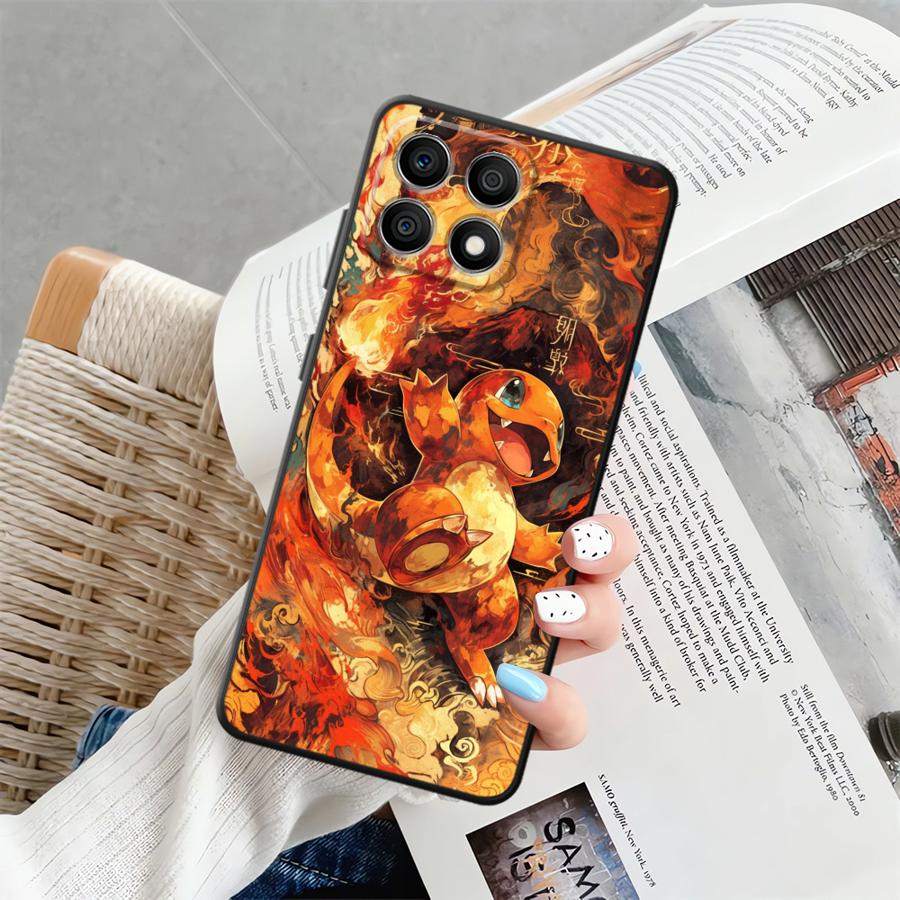 

Cute Pikachu Pokemon Case for Honor X6 X5b Magic5Lite 70 X8 X7 X9a 8X 90 200 400 Lite Funda Phone Cover Honor 8X