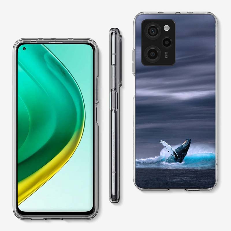 Whale Sea Giant Cover Phone Case For Xiaomi Poco M8 M7 M6 M4 M3 X7 X6 X4 Pro F7 Ultra M5S Mi 14 14T 15 15T 12T 10T Pro 12S 12 11