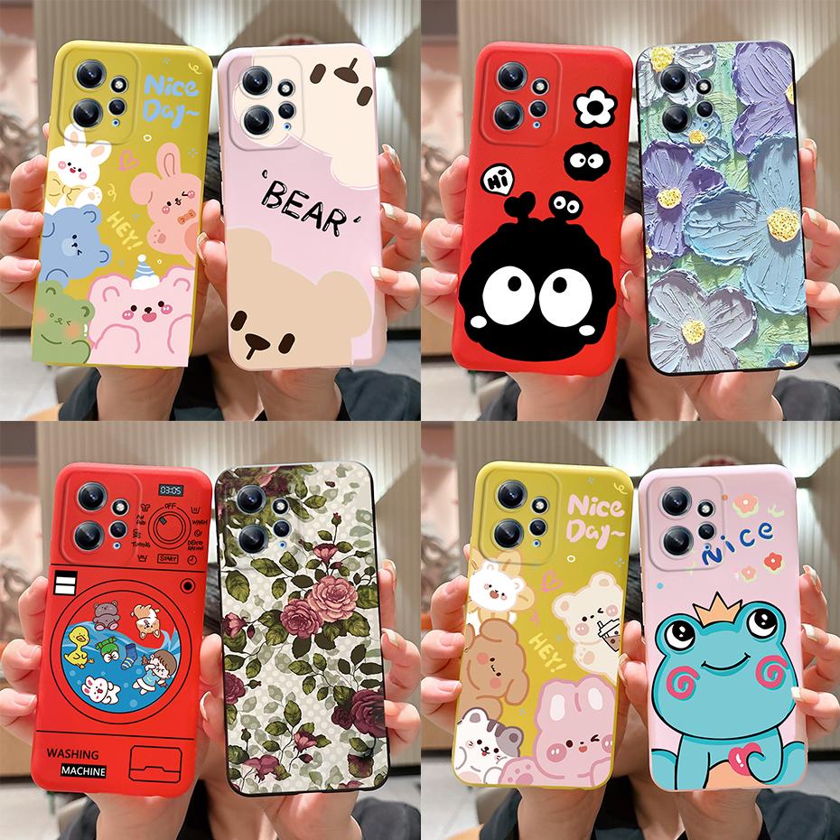 Case For Xiaomi Redmi Note 12 12S 4G 5G Patterned Full Protection Soft Silicone Stylish Cartoon Cover For Redmi Note 12 S Funda
