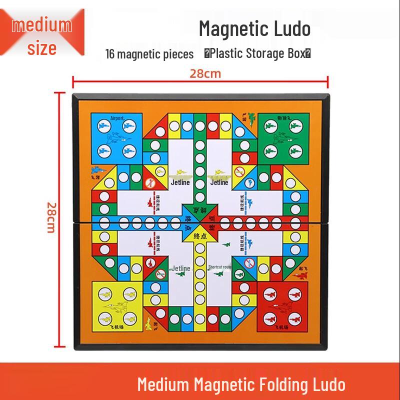 Brangdy Magnetic Folding Flying Chess Board Game Set