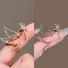 Minimalist Design Hollow Out Brooch Exquisite Design Niche Design Bird Brooch Hollow Out Temperament Fashion Pin Collar Pin