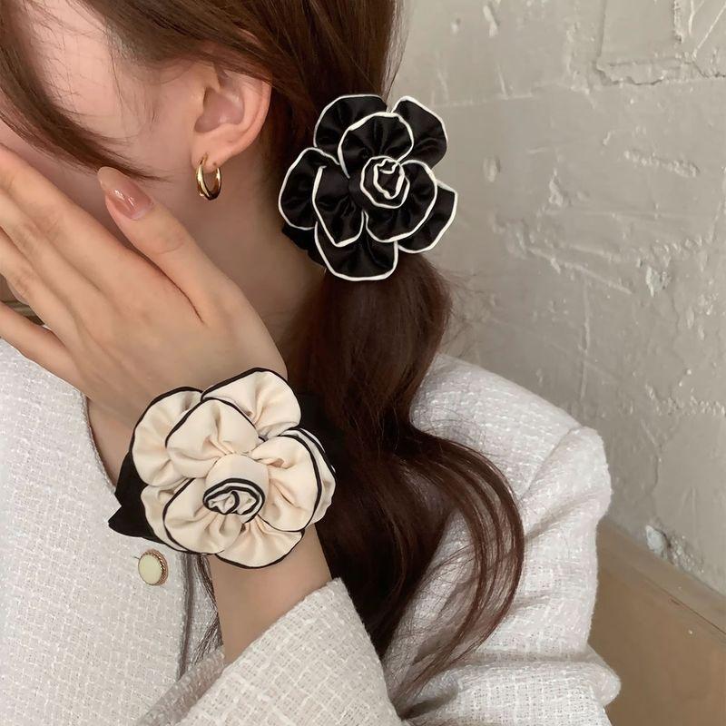 1pc Xiaoxiangfeng Fashionable Camellia Hair Clip Large Back of Head Gripper New High end Elegant Sweet Hairpin Accessories