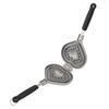Heart Shape Waffle Pan Nonstick Waffle Maker Pan Double Sided Cake Baking Pan Small Kitchen Appliances Aluminum Alloy