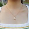 Magnetic Couple's Hand-in-Hand Necklace: Unique Design for Men and Women