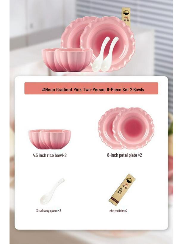 Mody Lanka Petal Ceramic Dinnerware Set