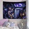 KDA Ahri Akali Kaisa Seraphine Hanging Bohemian Tapestry Cheap Hippie Bohemian Wall Tapestries Mandala Wall Hanging