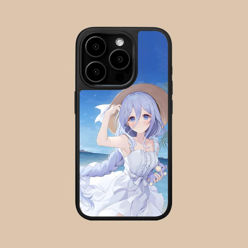 Date a Live Mio Takamiya Matte Surface Mobile Phone Case for iPhone 17 16 15 14 13 12 11 Air Pro Max Plus Colorful Cover