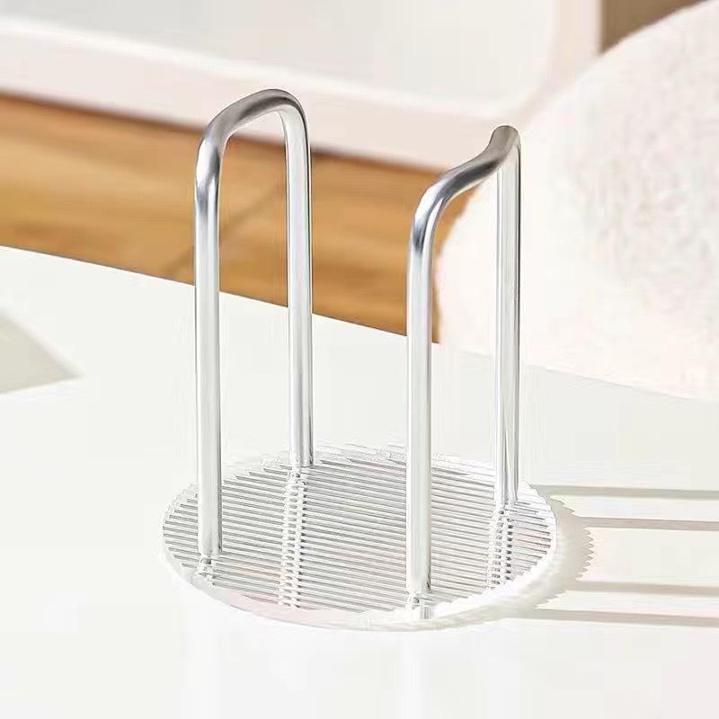 

Elegant Acrylic Disposable Cup Holder for Desktop Storage