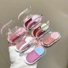GEGE BEAR Glow-Blush Duo Stick 3.8g Cream-To-Pearl Dewy Flush & Highlighter 2-In-1 Portable Bear Case