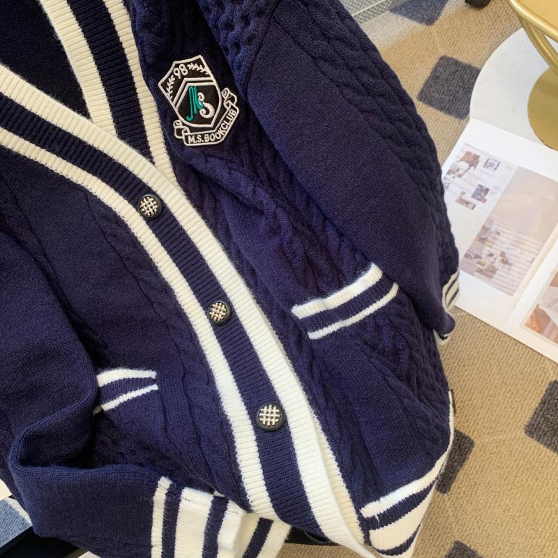 Winter Frauen Pullover Strickjacke Oversize Mädchen Pullover Frau Kaschmir Pullover Tops Langarm Maxi Vintage Y2k Dicke