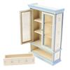1:12 Dollhouse Miniature Kitchen Furniture White Cupboards Display Cabinet Children Gift