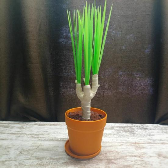 Ozdoba Dračí strom s koštětem, odpadkovým košem, lopatkou, odnímatelné čisticí nástroje, bezprašné