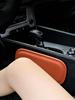 Car Elbow & Leg Support Pad, Soft Nappa Leather Cushion, Universal Fit