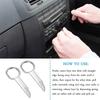 4PCS Car Audio Disassembly and Modification Key Tool Stereo Key Car Interior CD Host Key Maintenance Tool Car Hand Tools