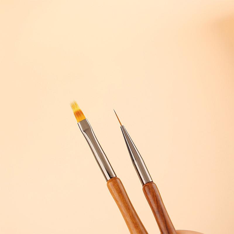1Pcs Uv Gel Nail Brush Diy Painting Pen Manicure Acrylic Drawing Brush For Nail Art Design Nails Tip Display Painting Tool