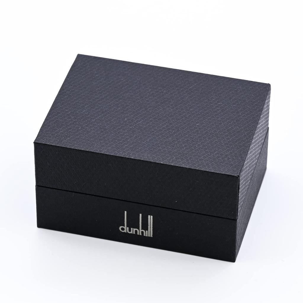 Day Dunhill Cadogan AD Coin Cufflinks In Silver and Navy Father's Men's (JSC82H1H) [Used]