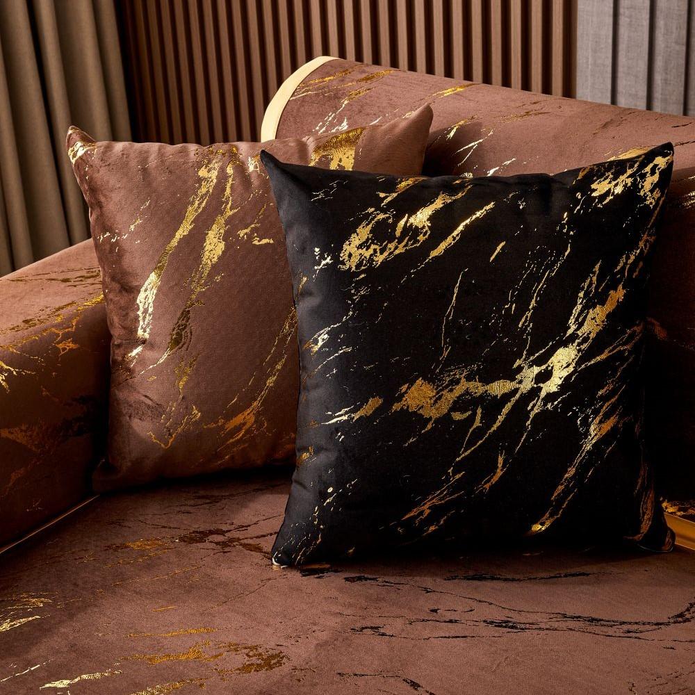 Four Seasons New European Style Gold Edge Sofakissenbezug Sitzkissen Haushalt Modern Einfach Rutschfester Sofabezug