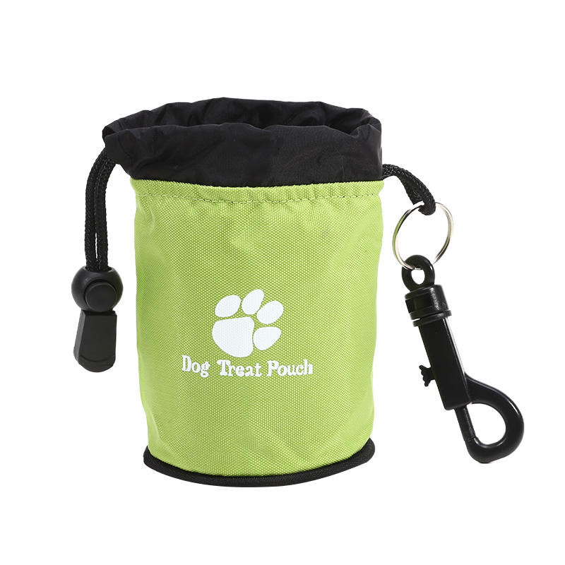 Portable Dog Training Bag Outdoor Dog Treat Pouch For Training Feeding Bag Drawstring Pets Trainer Waist Bag For Dog Snacks