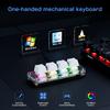 Mini Macro Mechanical Keyboard 4 Keys USB Wired RGB Gaming Custom Programming Portable Keypad Hot Swap Switch for Photoshop