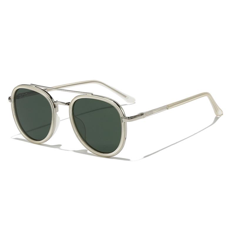 

Retro European & American Polarized Double Bridge Pilot Sunglasses - Trendy New Design