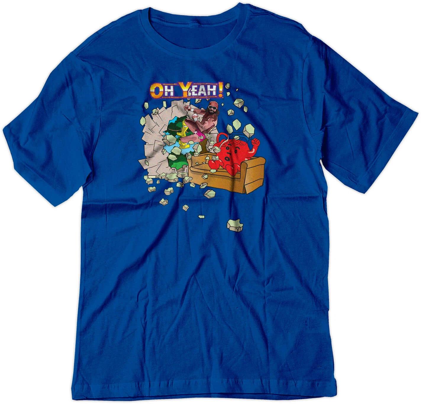 BSW Youth Oh Yeah Man Cool Macho Savage Shirt XL