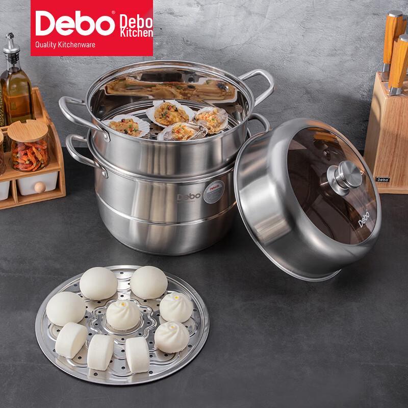 Debo DEP-697 30cm 304 Edelstahl Dampfgarer
