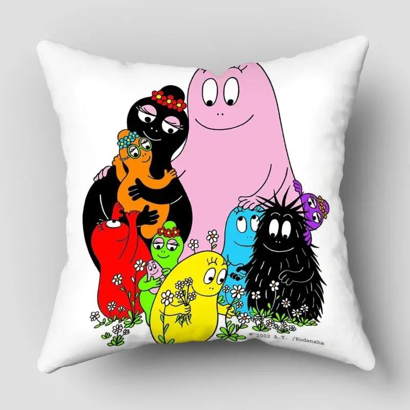 Povlaky na polštáře Barbapapa Zvířata Sněhulák Tištěný Povlak na polštář Zimní Sváteční Párty Dekorativní Povlak na polštář na gauč