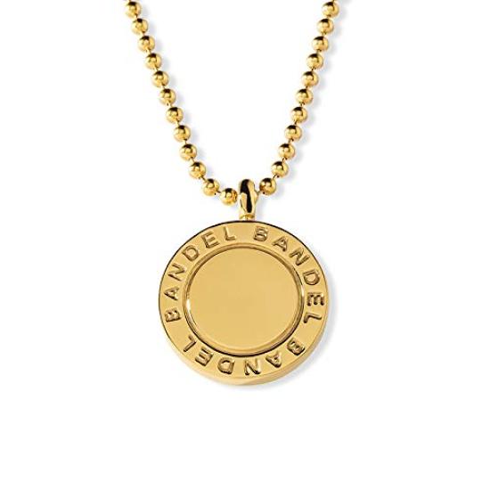 BANDEL TITAN NECKLACE Titanium Necklace Adjustable Power Japan Technology [Genuine] Length, Processing, (Gold)