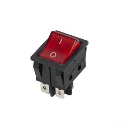 Przełącznik kołyskowy 16A 250VAC / 20A 125VAC Podświetlany KCD4 ON OFF