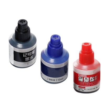Marker Ink Waterproof Fade Resistant Quick Refilling Oil Marker Refill Ink with Drop Dispensing Syst