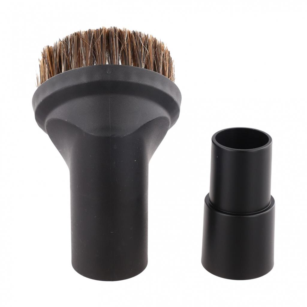Captures Dust And Debris Horse Hair Brush Round Dusting Brush