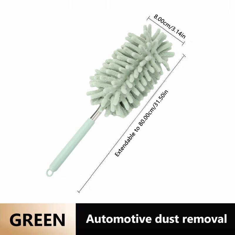 SEAMETAL Extendable Handle Telescopic Dust Brush Cobweb Brush Catcher Mites Gap Dust Car Home Cleaning Tools