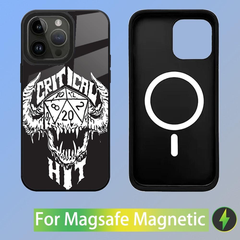 

Game D-Dungeons D-Dragons D-DND Phone Case For iPhone 16,15,14,13,12,11,Plus,Pro,Max Mini Magsafe Magnetic Wireless Charging iPhone15promax