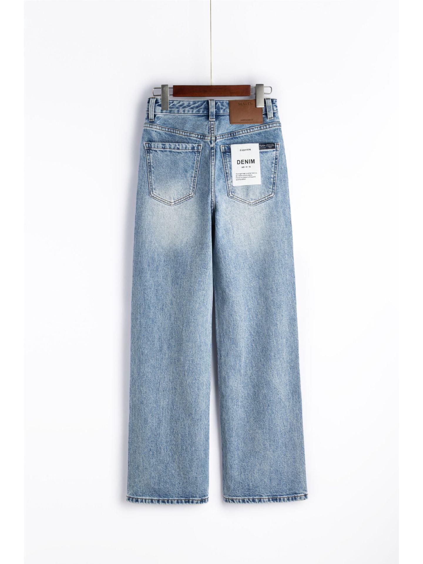 Special Offer: Premium Turkish Fabric Wide-Leg Jeans - Durable, Washed, and High Quality 29