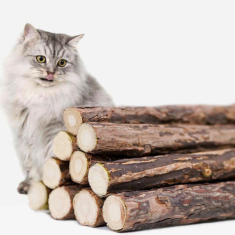 Nip Cat Sticks Dried Natural Silvervine Dental Chew Toy Teeth Clean Toothbrush