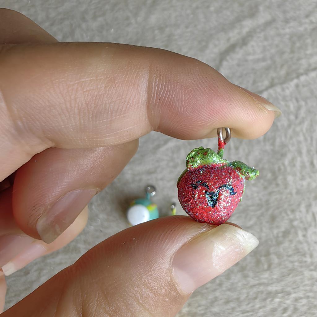 Non-Toxic Random Shop Fruit Dolls Mini 1Cm Pendant Model Toys Action Figures Toy For Kids Gift Brinquedos Figurines