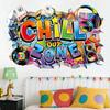 3D Gaming Wall Sticker Self-Adhesive Game Room Decor Gamer Bedroom Wall Decal