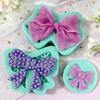Mini Love Heart Bow Silicone Mold Handmade Soap Making Mould for DIY Baking Fondant Chocolate Wedding Cake