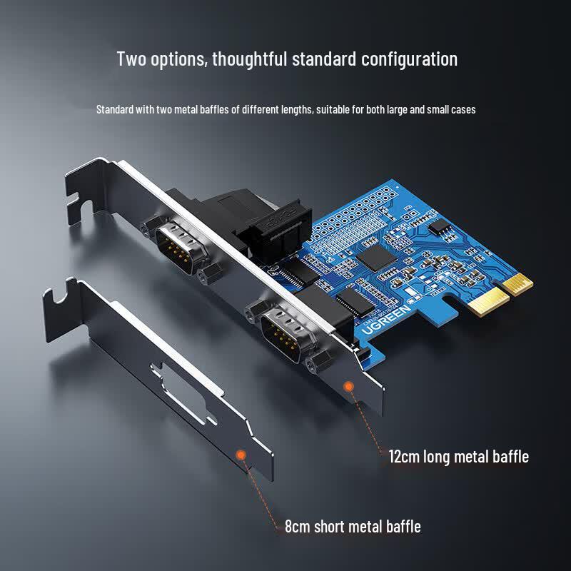 Ugreen PCI-E To Dual RS232 Serial Port Expansion Card