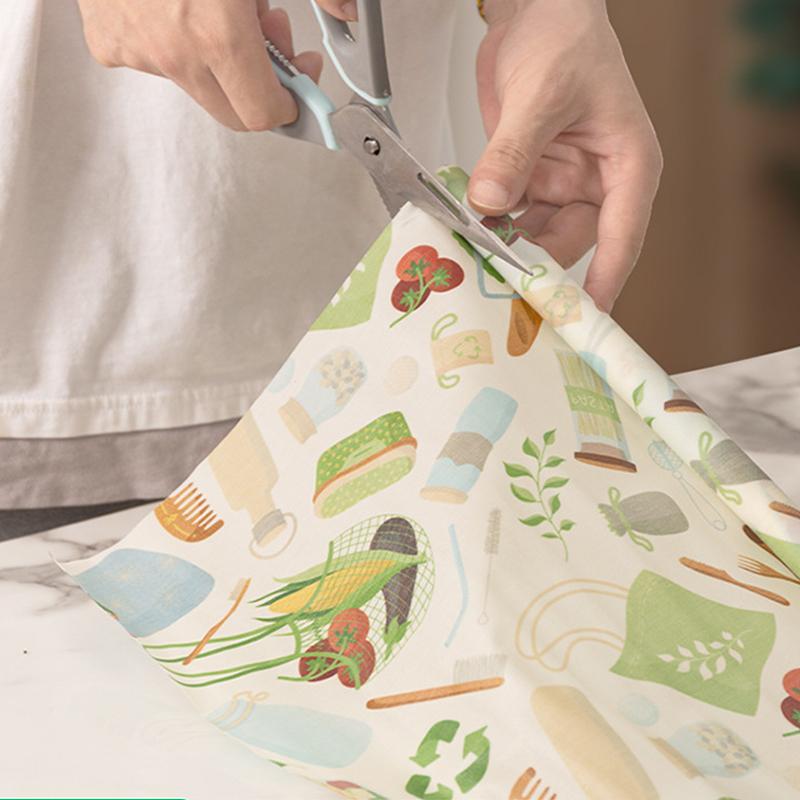 Cotton Fresh-Keeping Cloth Reusable Beeswax Food Wraps Fabric Fresh Keeping Eco Friendly Beeswax Wrap for Food Bee's Wraps Cloth