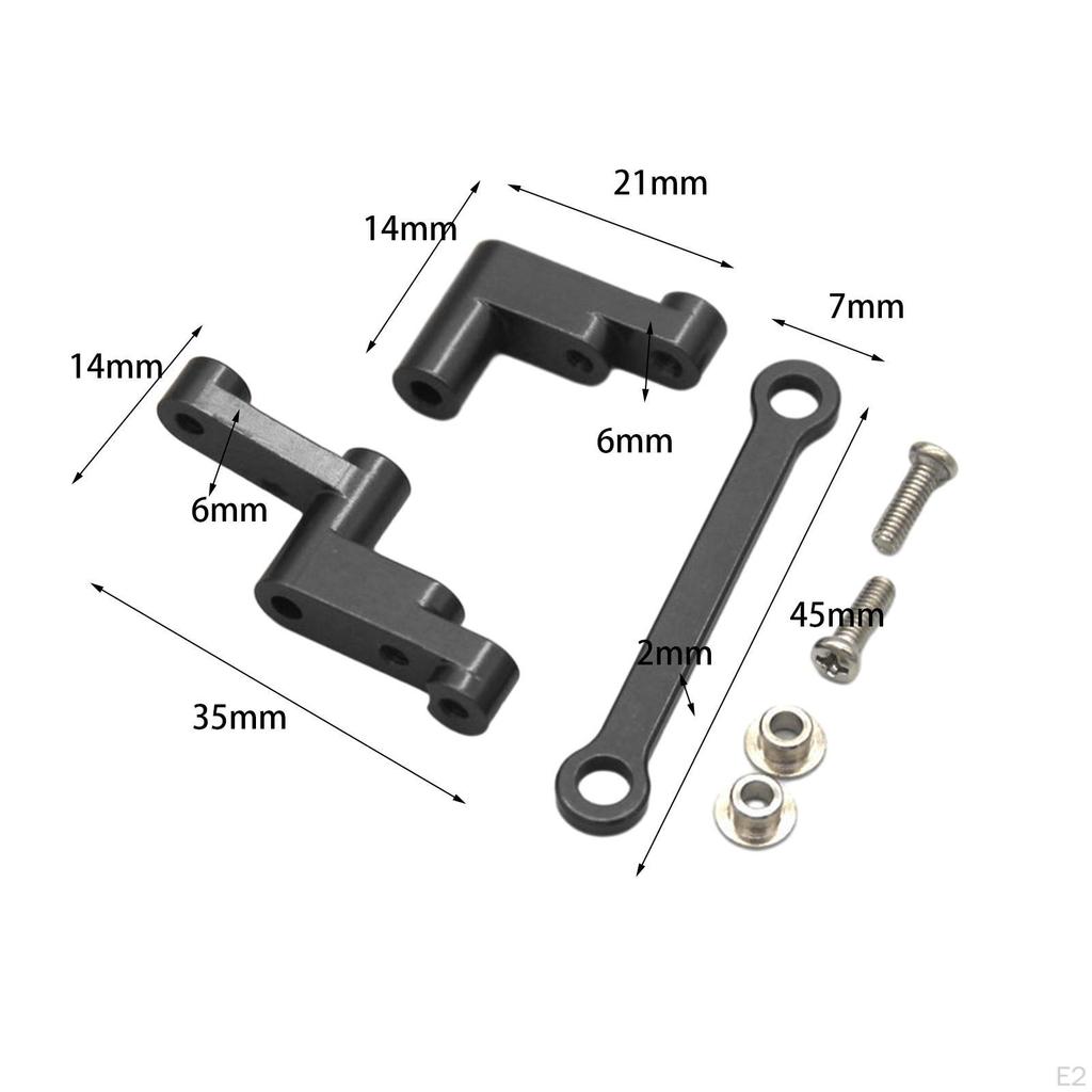 RC Car Steering Parts, Metal Bellcranks for 1:16 Models, Replacement Components