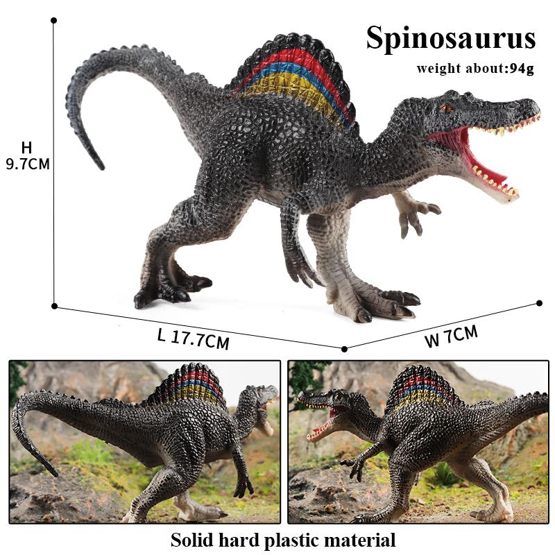 Figurine Oenux Dinozauri Jurasici T-Rex Velociraptor Spinosaurus Dilophosaurus Model Animal Figurine de Acțiune Colecție Jucărie pentru Copii