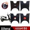 Athena Caihao 150 Waterproof, Dirt-Resistant Rubber Pedal Pads